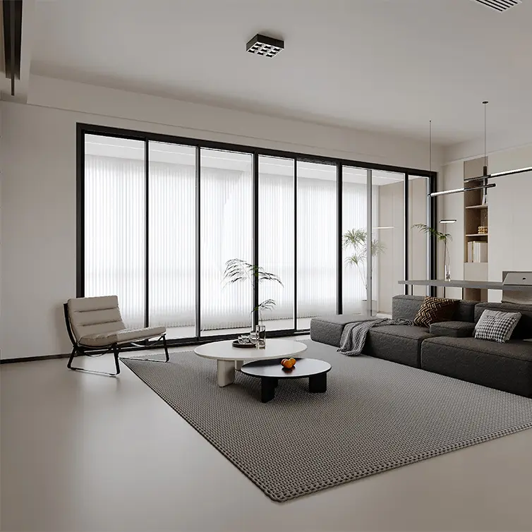 Панорамски лизгачки прозорец на балкон